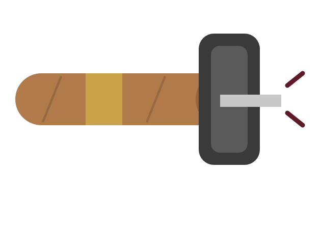 Cut just the cap illustration