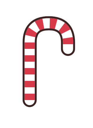 Candy cane illustration