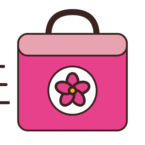 Delivery bag illustration
