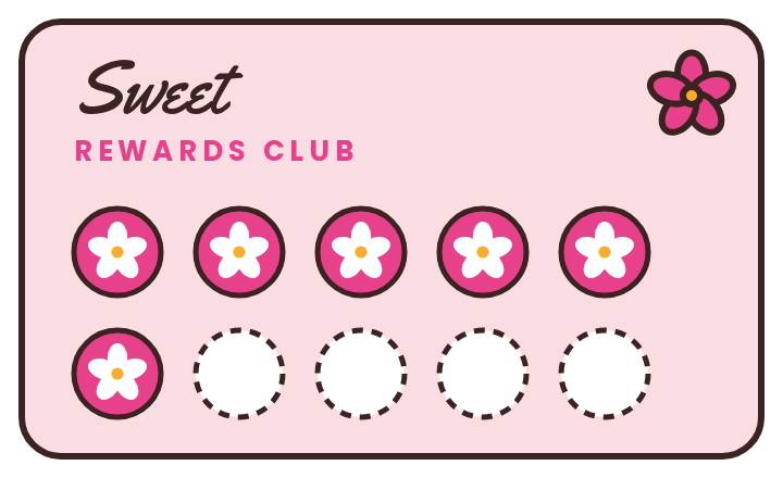 Stamp card illustration