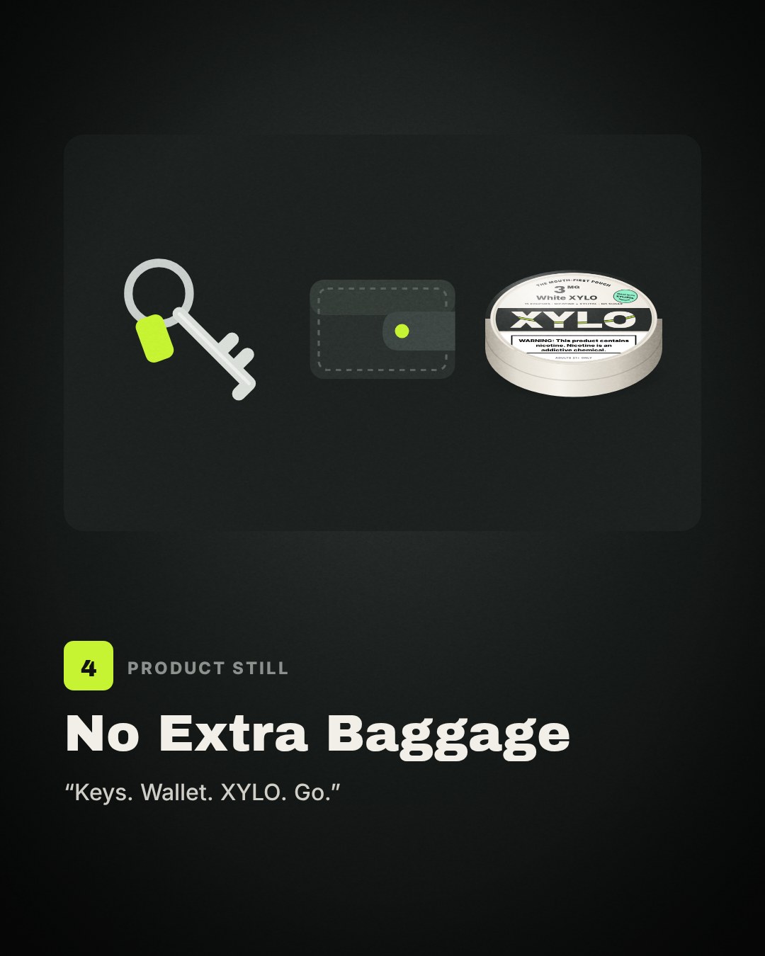 Concept 4 thumbnail: No Extra Baggage